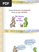 TEAMWORK For LCD PRESENTATION (The Hare & The Tortoise)