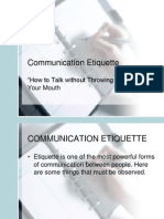 Communication Etiquette