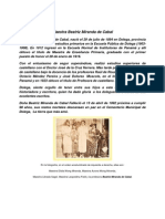 Biografias de Don Tomas Cabal y Doña Beatriz Miranda de Cabal