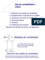 Medidas de Variabilidad