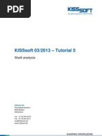 Kisssoft Tut 005 E Shaftanalysis