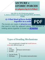 Interatomic Forces: Solid State Physics by S.O.Pillai)