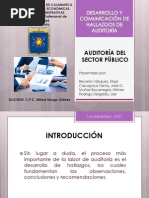 Desarrollo y Comunicación de Hallazgos de Auditoría