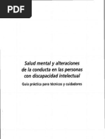 SALUD MENTAL Y ALTERACIONES DE LA CONDUCTA EN LAS PERSONAS CON DISCAPACIDAD INTELECTUAL. GUÍA PRÁCTICA PARA TÉCNICOS Y CUIDADORESinidce