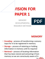 Psya1 Revision Rolling Show