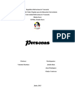 Concepción Desde El Punto de Vista Sociológico y Jurídico de Persona