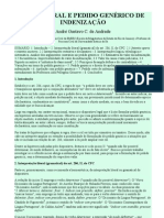 Artigo - Dano Moral e Pedido Genérico de Indenização BOM