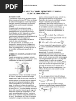 Física 3. Por Hugo Medina Guzmán. Capítulo 6. .Las Ecuaciones de Maxwell y Ondas Electromagnéticas