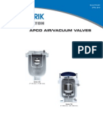 Apco Airvacuum Valves Avv Sales 601