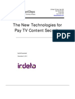 The New Technologies For Pay TV Content Security