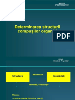 Determinarea Structurii Compusilor Organici