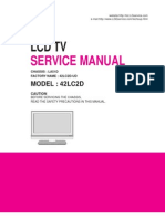 LG 42lc2d LCD TV Service Manual