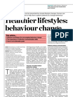 Healthier Lifestyle, Behaviour Change