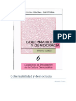 Gobernabilidad y Democracia