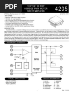 100 VOLT 30 AMP H-Bridge PWM Motor Driver/Amplifier: M.S.Kennedy Corp