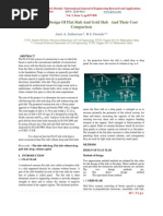 Analysis and Design of Flat Slab and Grid Slab and Their Cost