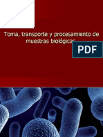 Toma, Manejo, Conservación, Transporte y