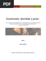 Encomienda Identidad y Poder. Nva Granada 1550-1650 PDF