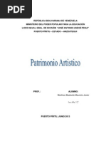 Patrimonio Artistico