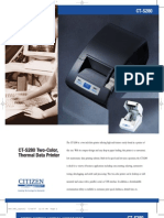 Citizen Systems CT-S280 Thermal Data Printer