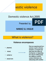 Domestic Violence Act, 2005