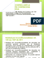 Medios de Control Ante La Jurisdicción Contenciosa Administrativa