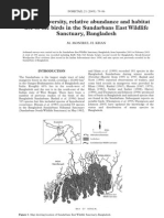 Species Diversity, Relative Abundance and Habitat Use of The Birds in The Sundarbans East Wildlife Sanctuary, Bangladesh