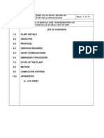 Testing Schedule For Commissioning of Condensate Extraction Pumps