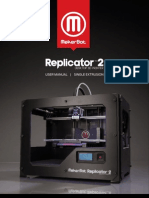 MakerBot Replicator2 User Manual