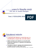 3.filosofia Mintii Fizicalismul Reductiv