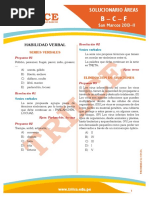 Solucionario San Marcos 2013-II (Letras)