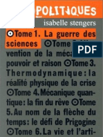 Stengers Isabelle Cosmopolitiques 1 La Guerre Des Sciences