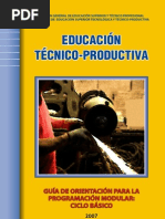 Guía de Orientación para La Programación Modular Ciclo Básico 2007