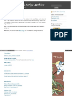 The Comic Book Script Archive