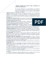 Aspectos Que Se Deben Tomar en Cuenta para Utilizar Un Diccionario de Inglés Con Eficiencia