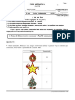 Prova PB Matematica 2ano Manha 4bim