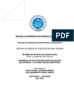 Gestion de Riesgos en Tableros de Baja Tension