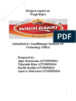 Report On Wagh Bakri