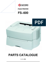 Kyocera FS-600 Parts Manual PDF