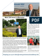 Gordon Macdonald MSP Monthly Report