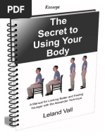 Secret To Using Your Body Excerpt