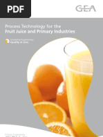 Process Technology For The: Fruit Juice and Primary Industries