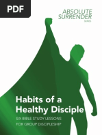 Habits of A Healthy Disciple