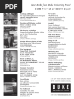 Duke University Press American Sociological Association 2013 Program Ad