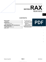 2003 Nissan Altima 2.5 Serivce Manual RAX