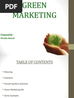 Green Marketing