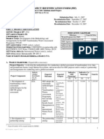 Project Identification Form