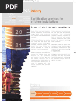 Certification Services For Offshore Installations