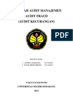 Analisa Dan Cara Mengatasi Fraud Audit