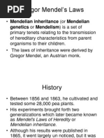 Gregor Mendel's Laws